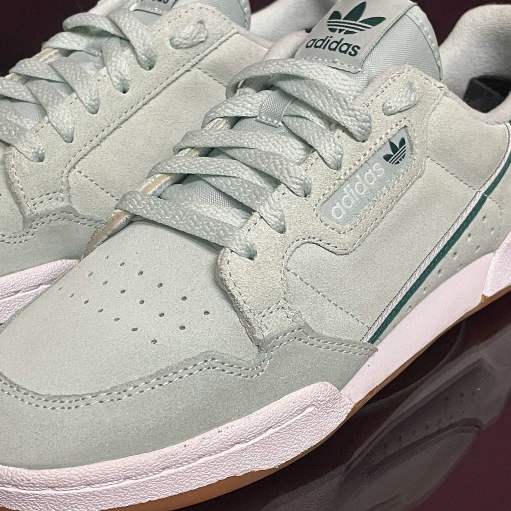 Adidas Continental 80 Sneakers Shoes Mint Green Womens Size 8